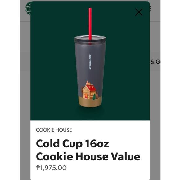 Starbucks Holiday 2025 Cookie House Cold Cup 16oz Exclusive Singapore Release🎄 - Picture 3 of 7